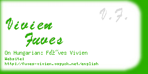 vivien fuves business card